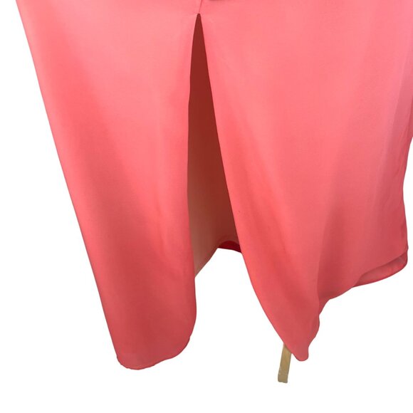 Lauren Conrad Dye Dipped Chiffon Maxi Dress 4 Flowy Beach Boho Vacay Resort Soft - Picture 5 of 12